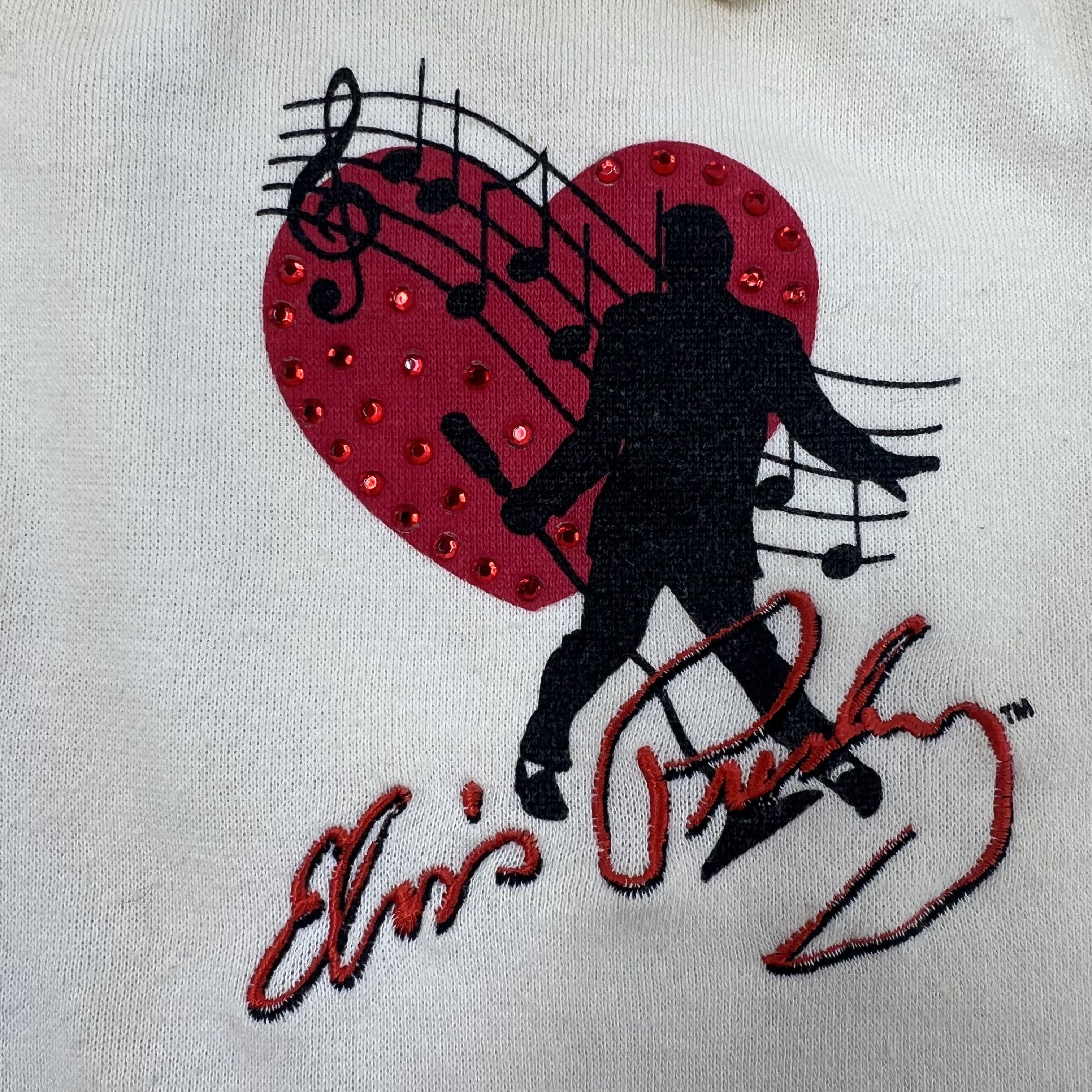 Bradford Exchange Elvis Graphic Zip Up Hoodie Size L *Heavy Odor Staining*