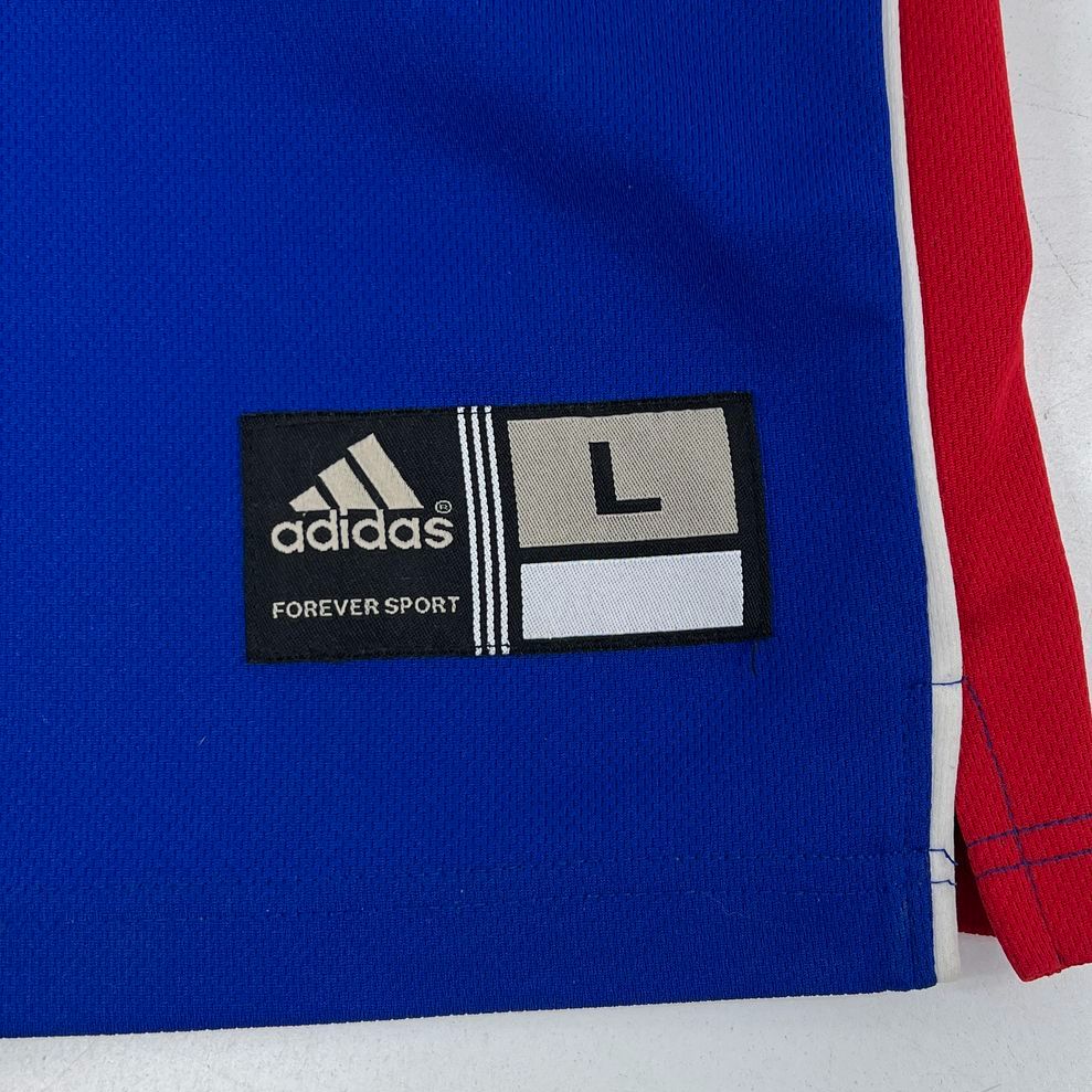 Vintage Y2K Adidas Kansas Jayhawks Blue Limited Edition #15 Jersey Mens L