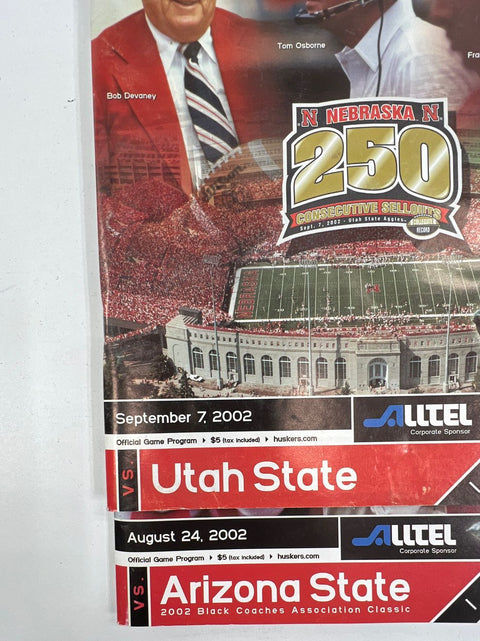 Collectible Sports Memorabilia NE Huskers Game Program & Media Guide Books Lot