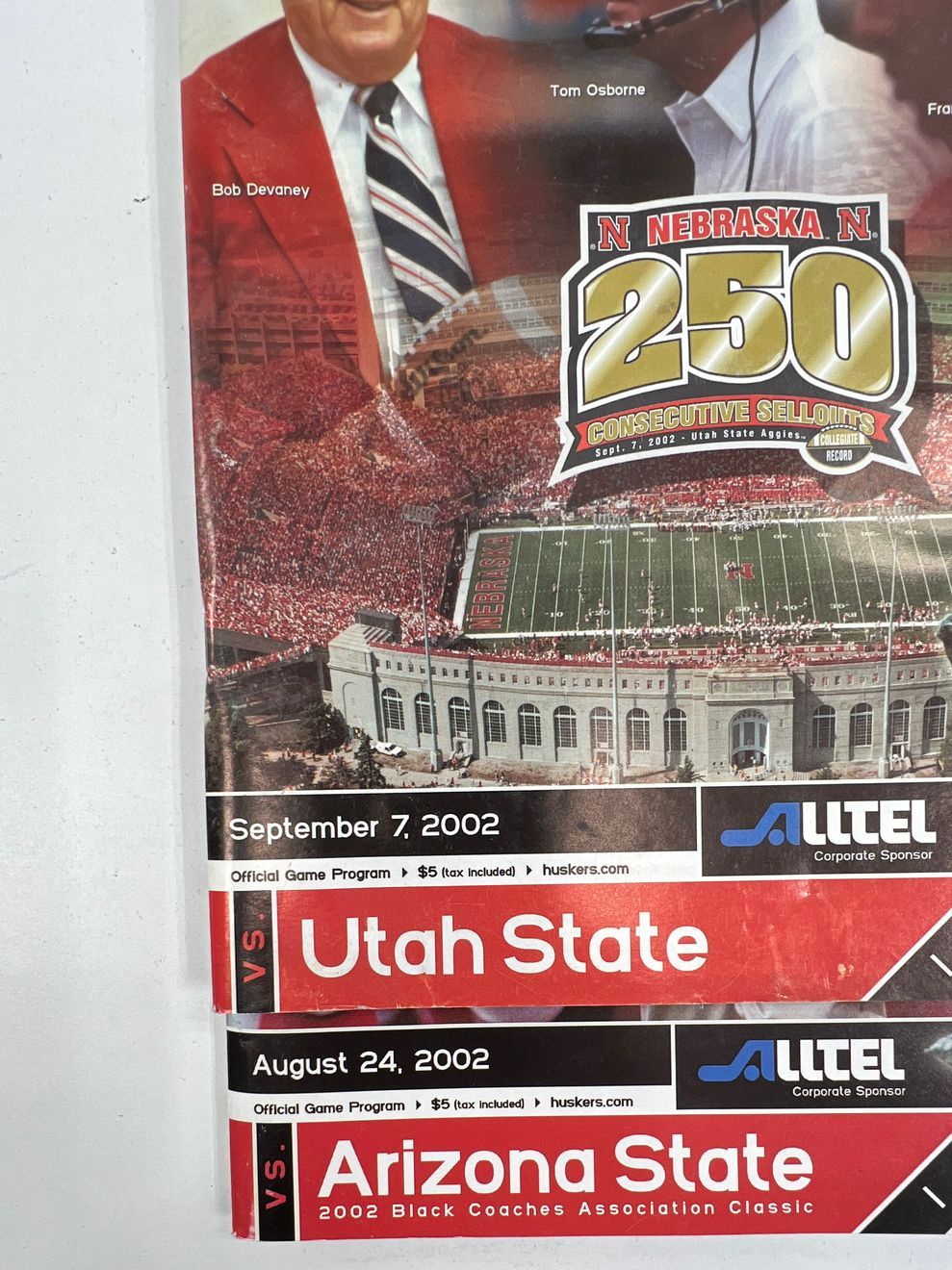 Collectible Sports Memorabilia NE Huskers Game Program & Media Guide Books Lot