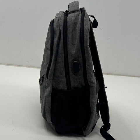 Matein 18" Large Grey Travel Laptop Backpack USB Charging Port NWT