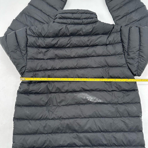 Patagonia Kids Down Sweater Puffer Jacket Black Full Zip Size L 12
