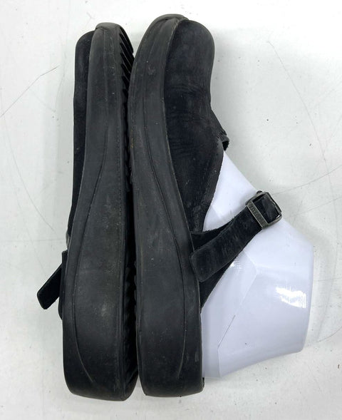 Tatami Birkenstock Black Suede Mary Jane Clogs Mules Shoes Size EU 38 US 7