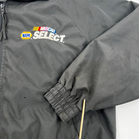 Vintage 90s NAPA NASCAR Select Embroidered Racing Jacket Windbreaker Sz XL