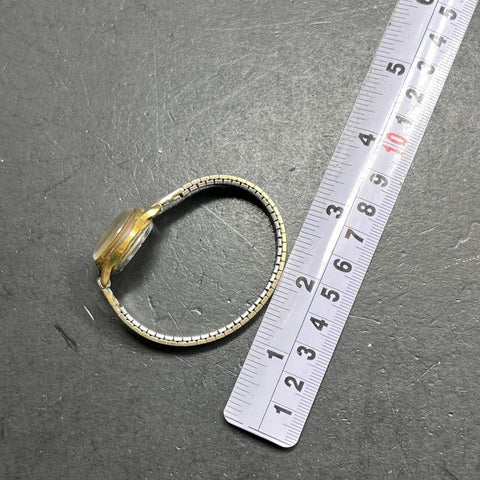 Vintage Clinton Gold Filled Band Automatic Watch Ticking