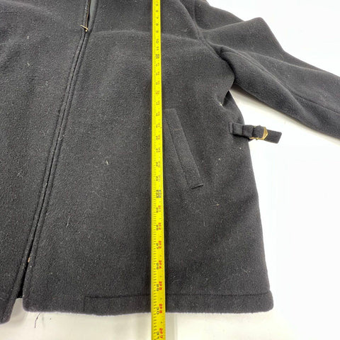 Vintage 90s Polo Ralph Lauren Wool Barracks Bomber Jacket Black Sz XXL