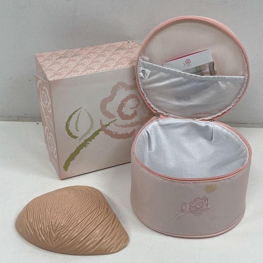 New ABC Blush Asymmetric Light Weight Breast Form Prosthesis 1022 Size 9L