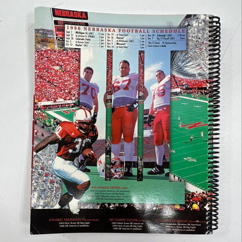 Nebraska Huskers Football Media Guide Lot 1990s 2000s + Championship Newspapers
