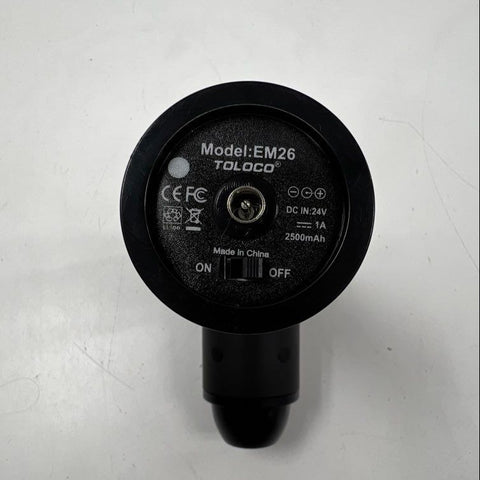 Toloco EM26 Massage Gun Deep Tissue Percussion Massager with Case & 10 Heads