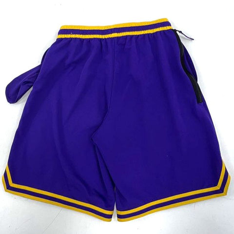 Nike Men's Purple NBA Los Angeles Lakers 75th Anniversary Dri-FIT Shorts Size L