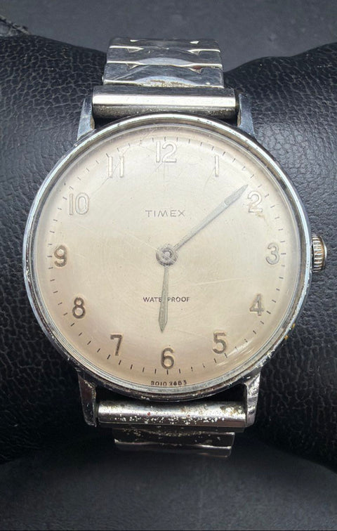 Vintage Mid-Century Timex Watches Lot of 3 Silver Gold Tone