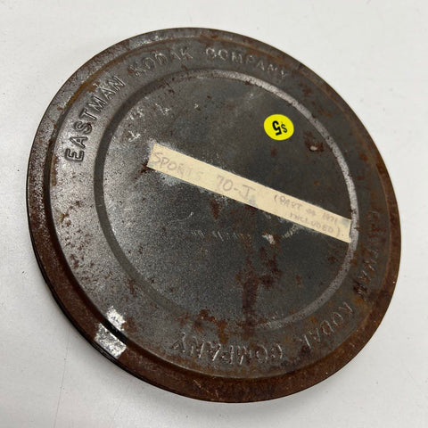 Vintage 1970s MSU Basketball Tulane Football Sports 16mm Film Reel Kodak Can
