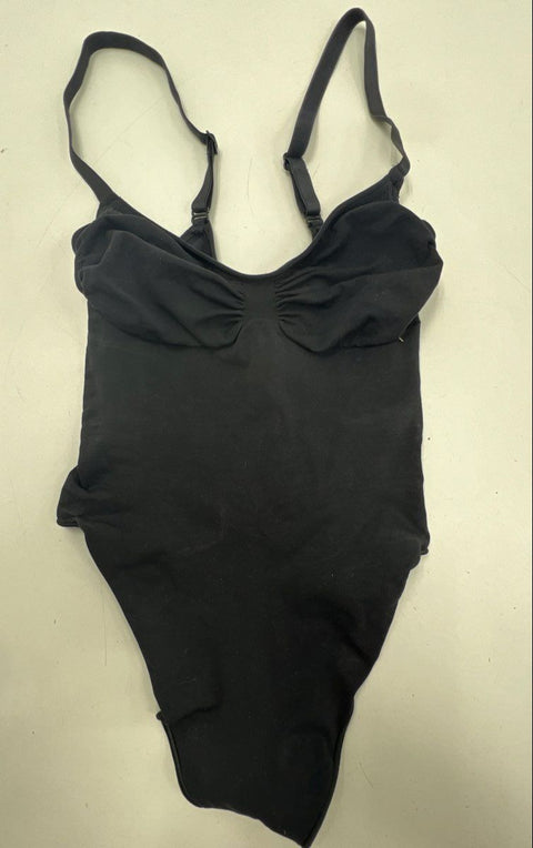 Skims Women's Black Sculpting Thong Bodysuit Lot of 3 Adjustable Straps Sz M