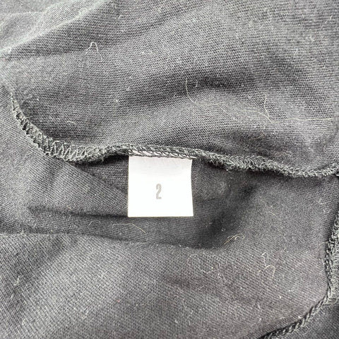 Yeezy Season 5 Tribune Cyrillic Graphic Raglan T-Shirt Black Size 2 USA