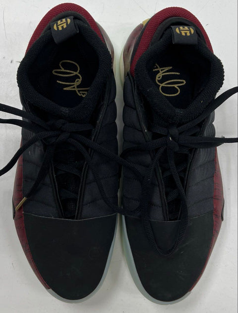 Adidas Harden Volume 7 Scarlet Black Gold Basketball Shoes Men's Size 9.5