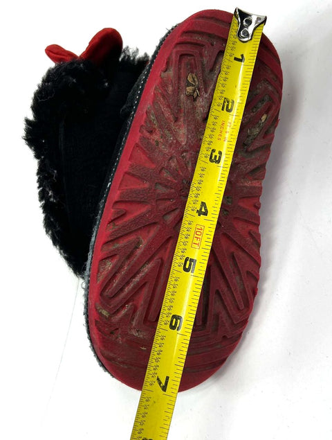 Ugg Australia Disney I Bailey Bow Minnie Black Red Boots Toddler