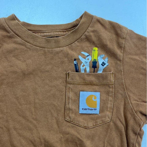 Carhartt Brown Long Sleeve Shirt - Size 4