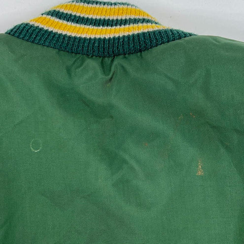 Vintage 1983 West Wind South '83 Satin Bomber Varsity Jacket Sz L