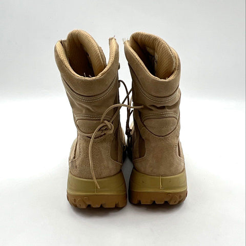 Bates 01450A Tan Coyote Suede Nylon Military Tactical Boots Men's Size 9.5 R