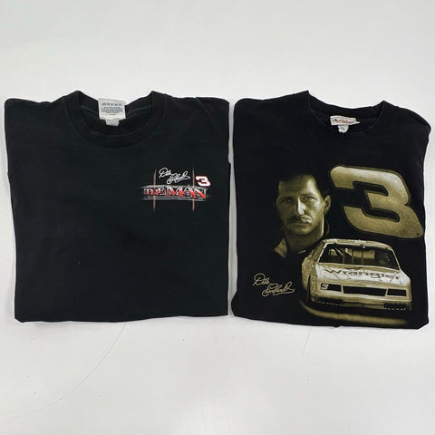 Vintage NASCAR Dale Earnhardt Shirts Lot of 2 Wrangler The Man Sz XL 2XL