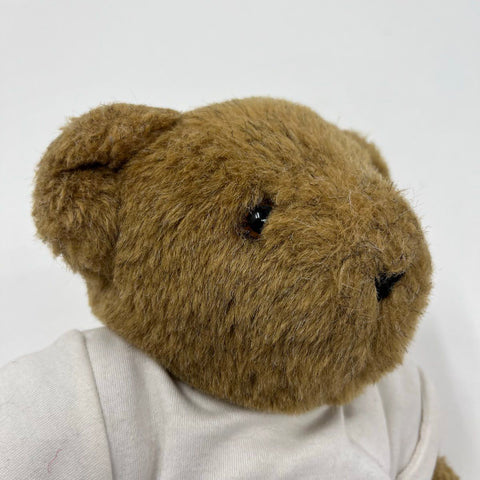 Vermont Teddy Bear Co Love Tattoo Plush Brown Bear Denim Jeans Embroidered Heart