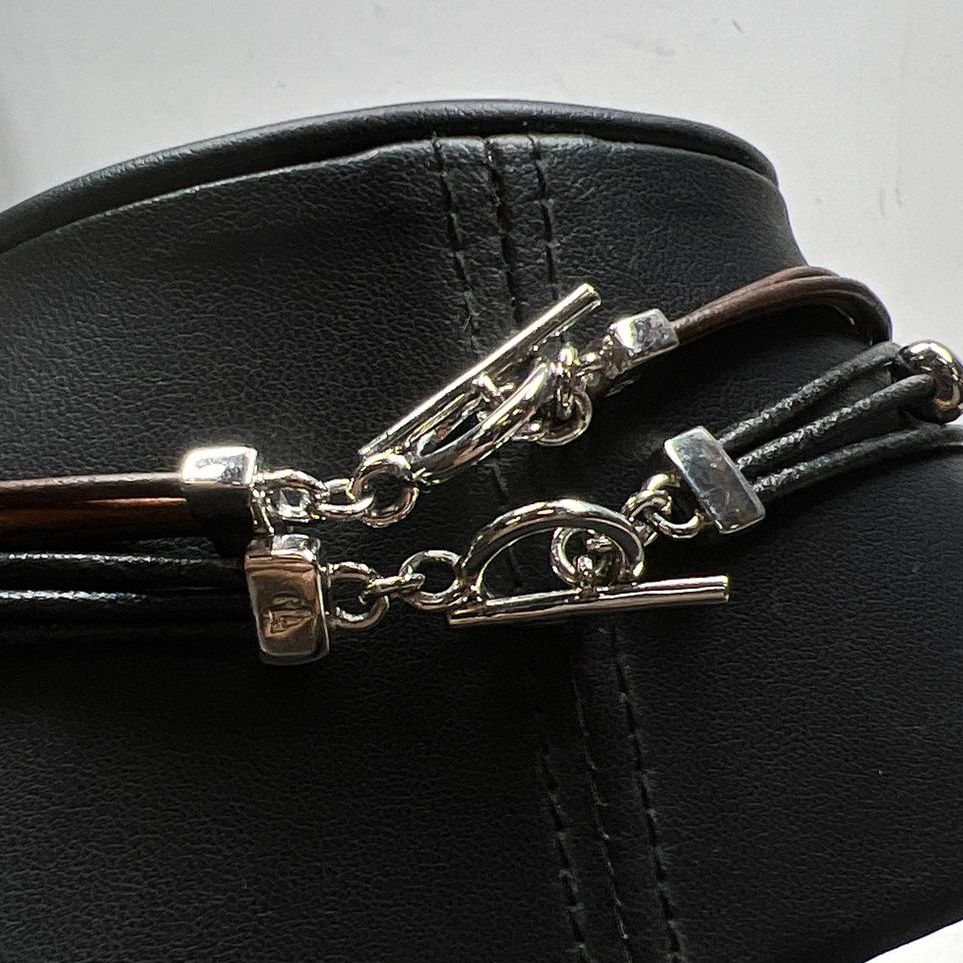 2 Ralph Lauren Leather Cord Necklaces