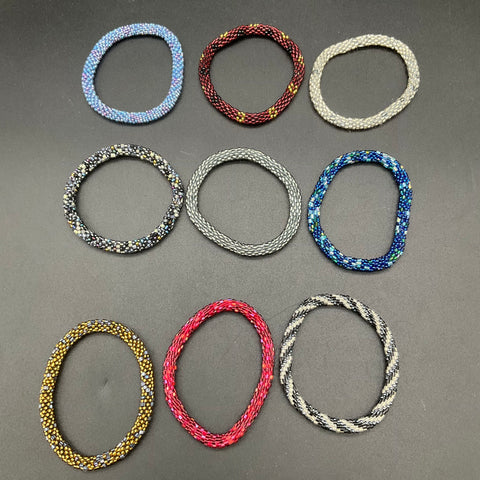 Beads for Life Uganda Paper Bead Glass Seed Bead Jewelry Lot 12 Pieces
