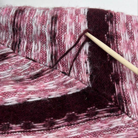 Industry Republic Women's Sweater Burgundy Pink Textured Turtleneck NWT Size S