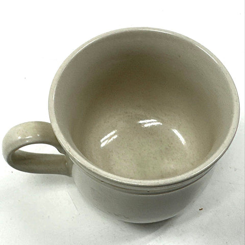 Kingsbury Stoneware Collection Japan Mug and Saucer Set 15 Piece Beige Brown