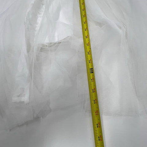 Faeriesty Ziya 3D Floral Applique Mermaid Wedding Dress Formal Gown Sz L