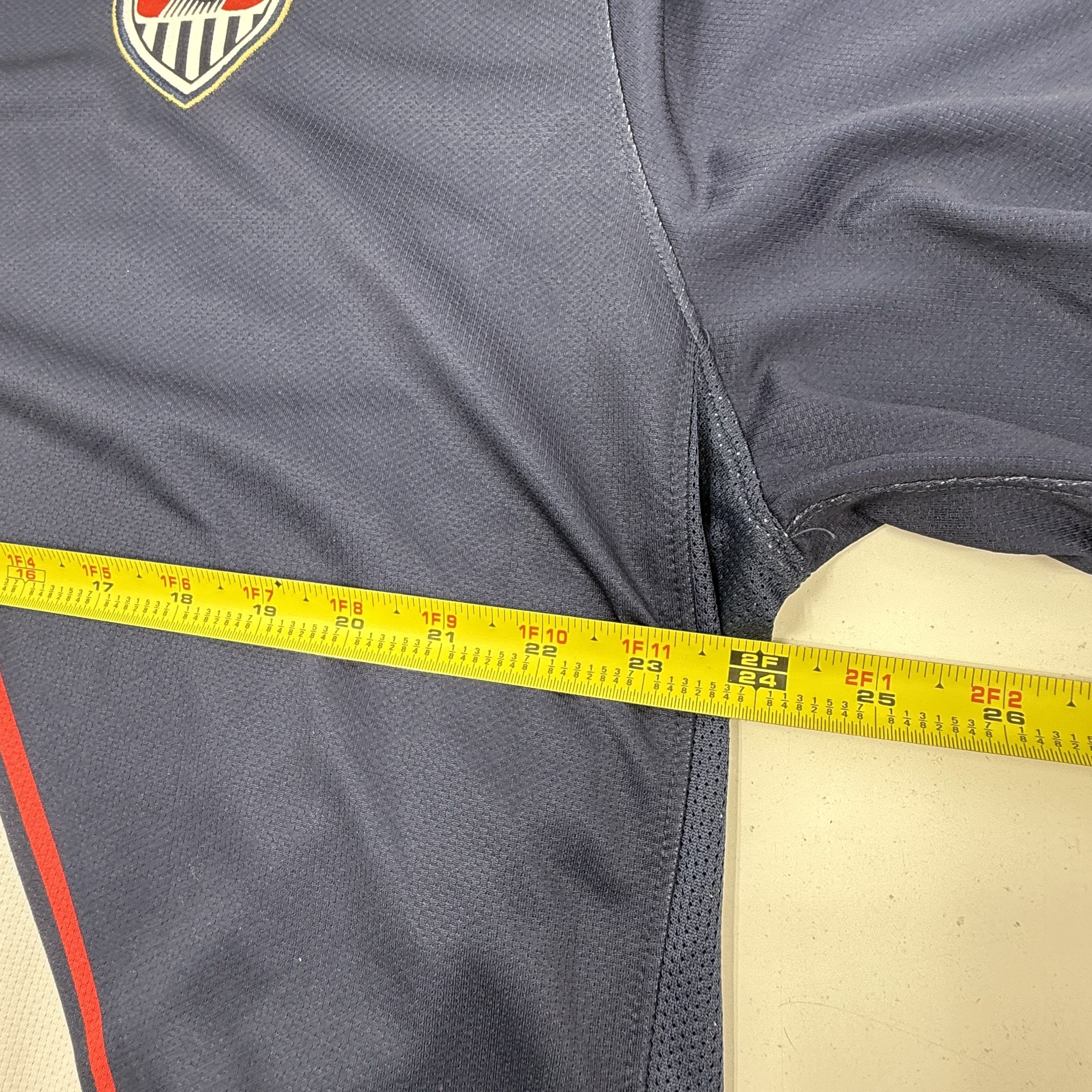 Nike USMNT 2010 Away Soccer Jersey Dri-Fit Authentic Blue Shirt Men's XXL