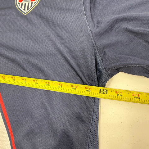 Nike USMNT 2010 Away Soccer Jersey Dri-Fit Authentic Blue Shirt Men's XXL