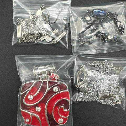 Vibrant Statement Costume Jewelry Lot Charming Charlie Necklaces Earrings 35+ Pc
