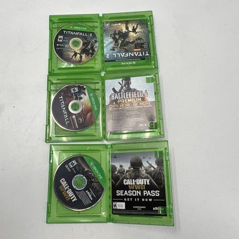 Call of Duty WWII Titanfall 2 Dead Rising 3 5 Xbox One Game Lot