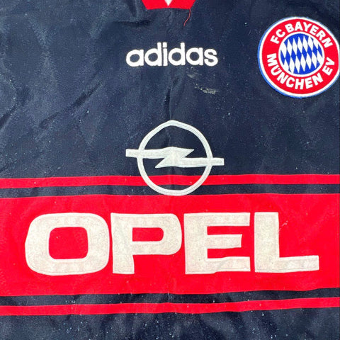 Vintage 90s Adidas Bayern Munich Opel Soccer Jersey Made in England Sz XL