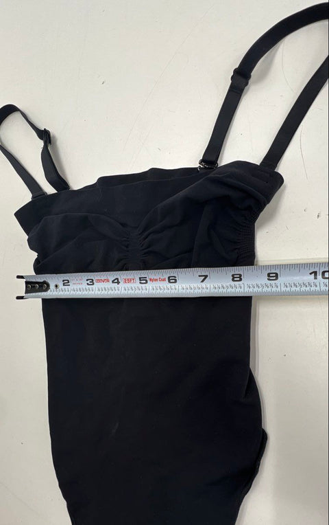 Skims Women's Black Sculpting Thong Bodysuit Lot of 3 Adjustable Straps Sz M