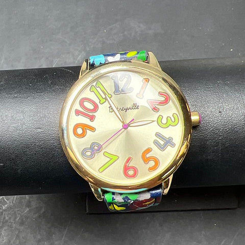 Betseyville Betsey Johnson Floral Band Watch New Battery