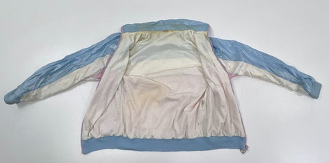 Vintage 80s Ellesse Pastel Colorblock Track Jacket Made In Italy Sz S