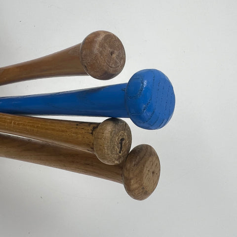 Mark McGwire Rawlings + 3 MLB MiLB Mini Baseball Bat Lot Astros Indians Bees