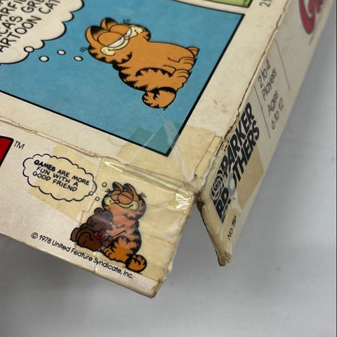 Vintage 1978 Garfield Board Game Parker Brothers Featuring America's Comic Cat