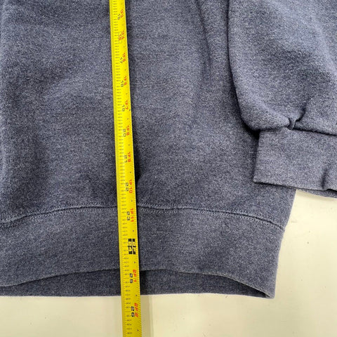 Vintage 90s Nike Grey Tag Embroidered Bar Logo Crewneck Sweatshirt Made USA Sz M