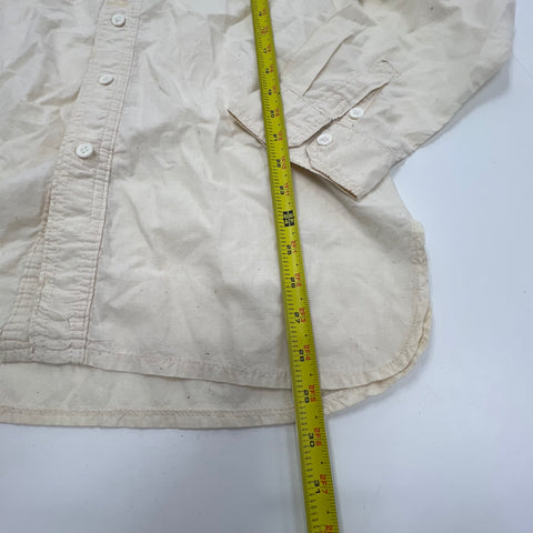 Vintage 90s Madman Cream Embroidered Western Button Up Shirt Men's XL