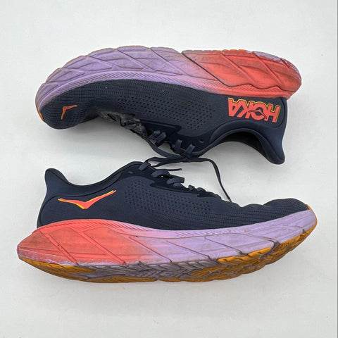 Hoka Arahi 7 Navy Purple Coral Women's Running Shoes Size 11B