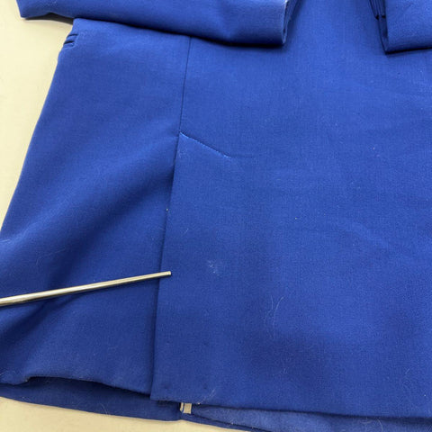 Maeve by Anthropologie Women's Cobalt Blue Double Breasted Blazer Jacket Size 0