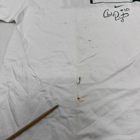 Nike New York Jets Chad Pennington Autographed Shirt White Men's Sz XL NWT
