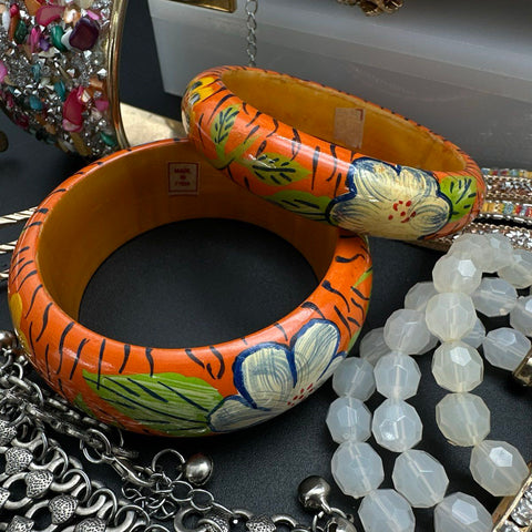 Vintage to Modern Costume Jewelry Lot 40+ Bracelets Bangles Cuffs Beaded Boho