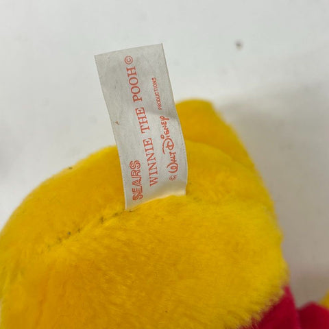 Vintage 70s 80s 90s Disney Toy Lot Mickey Bank Pooh Plush Donald Figures