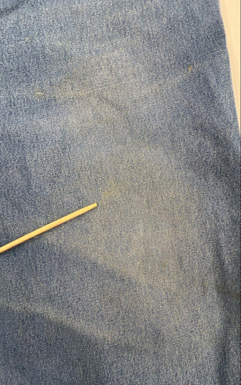 Vintage 90s Big Smith Denim Bib Overalls Indigo Workwear Sz 50x28