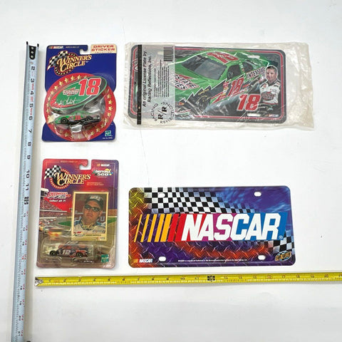 Winner's Circle NASCAR Diecast 2 Car Lot Bobby Labonte Jeremy Mayfield Plates