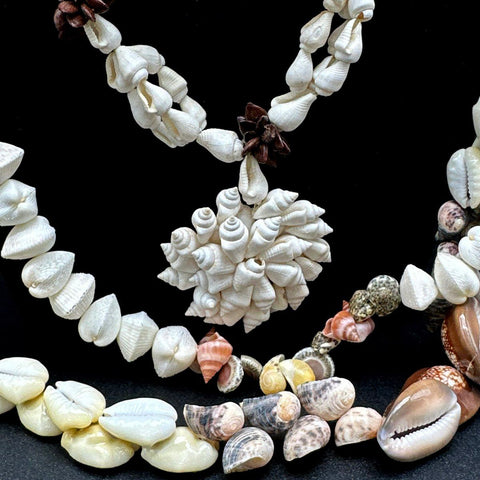 Natural Shell Jewelry Lot 14pc Puka Cowrie Necklaces Earrings Bracelets Boho